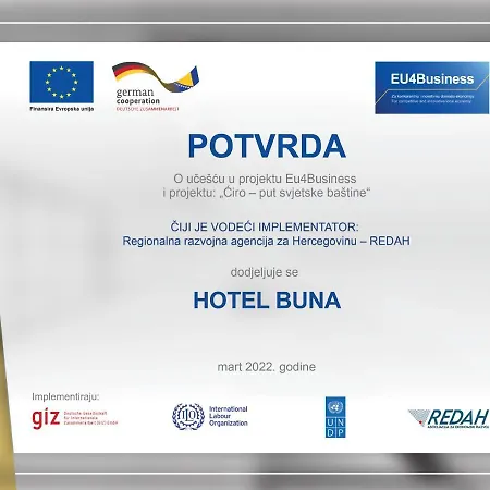 Hotel Mostar Buna